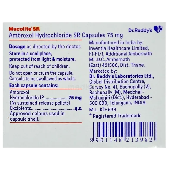 mucolite sr tablet 10's